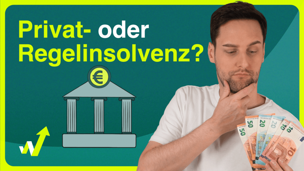 Worin bestehen die Unterschiede zwischen Privat- und Regelinsolvenz?